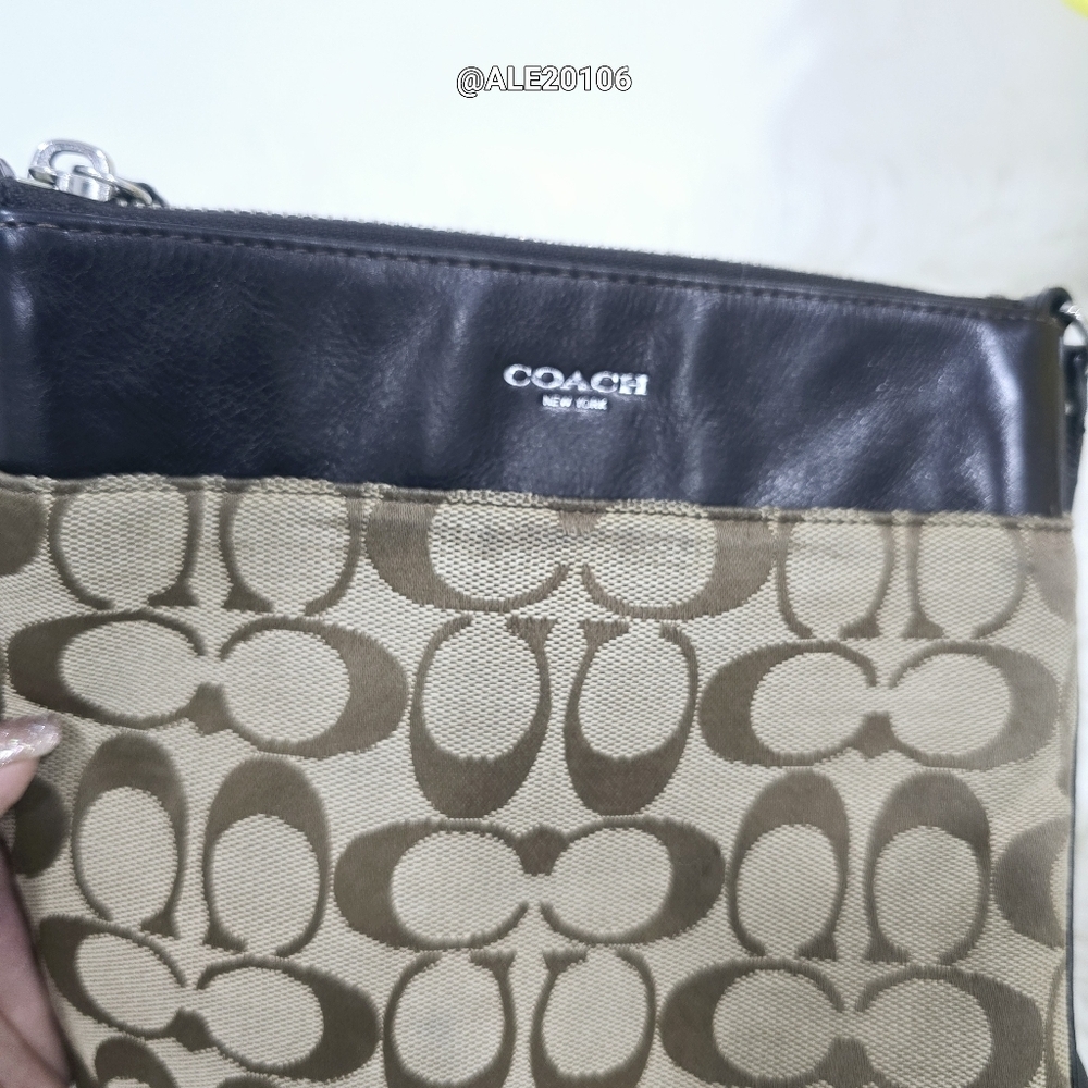 Coach Crossbody Bag - Brown and Tan - Picture 6 of 15